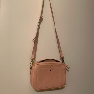 Madewell large pink camera bag